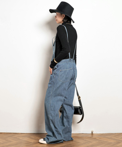 Johnbull(ジョンブル)の「【JOHNBULL/ジョンブル】フレンチサロペット(サロペット/オーバーオール・レディース・ブルー・36/38)」の9枚目の写真