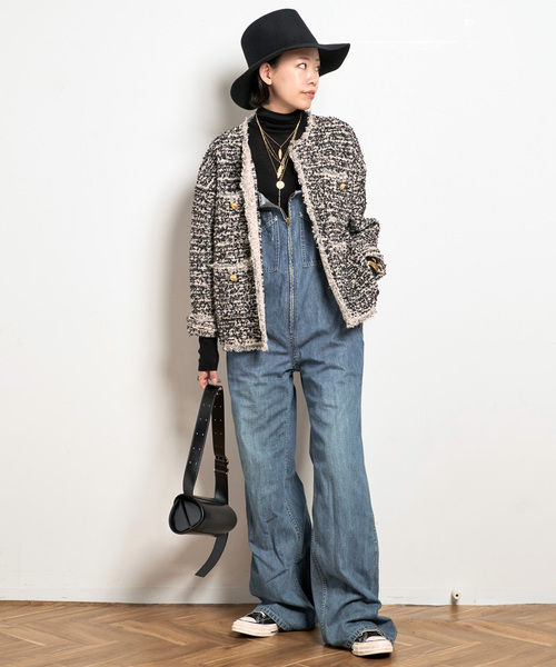 Johnbull(ジョンブル)の「【JOHNBULL/ジョンブル】フレンチサロペット(サロペット/オーバーオール・レディース・ブルー・36/38)」の11枚目の写真