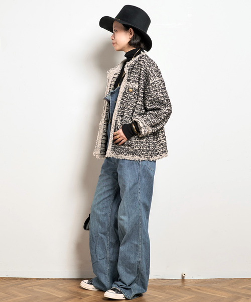 Johnbull(ジョンブル)の「【JOHNBULL/ジョンブル】フレンチサロペット(サロペット/オーバーオール・レディース・ブルー・36/38)」の12枚目の写真