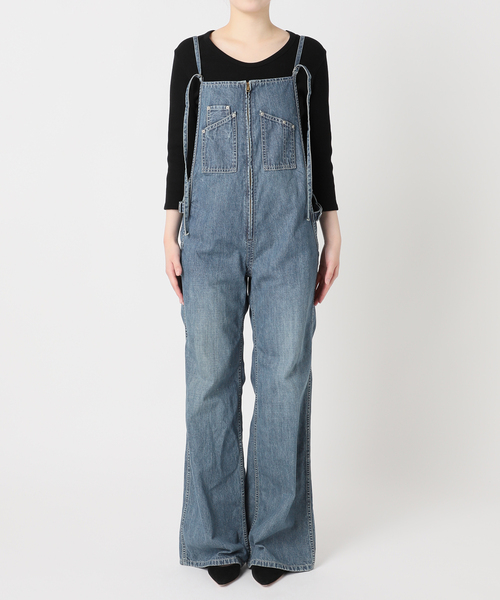 Johnbull（ジョンブル）の「【JOHNBULL/ジョンブル】フレンチサロペット（サロペット/オーバーオール・レディース・ブルー・36/38）」の15枚目の写真