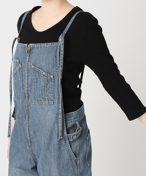 Johnbull（ジョンブル）の「【JOHNBULL/ジョンブル】フレンチサロペット（サロペット/オーバーオール・レディース・ブルー・36/38）」の19枚目の写真