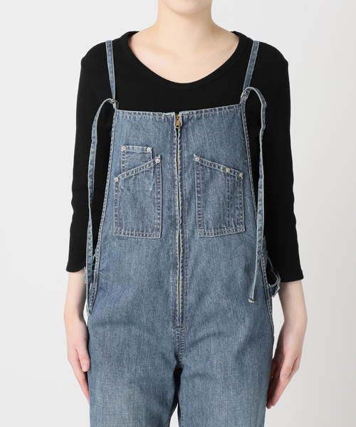 Johnbull（ジョンブル）の「【JOHNBULL/ジョンブル】フレンチサロペット（サロペット/オーバーオール・レディース・ブルー・36/38）」の20枚目の写真