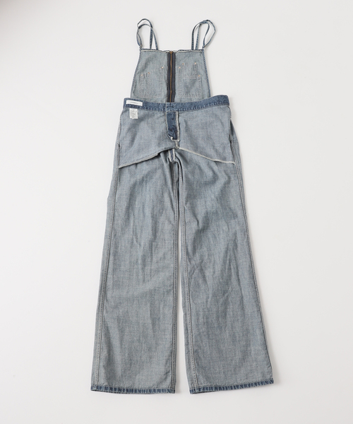 Johnbull（ジョンブル）の「【JOHNBULL/ジョンブル】フレンチサロペット（サロペット/オーバーオール・レディース・ブルー・36/38）」の6枚目の写真