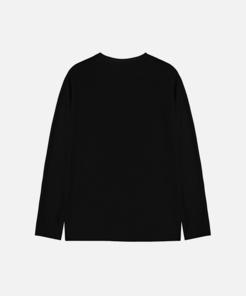 DRAW FIT（ドローフィット）の「ラウンドネックニットTシャツ[ブラック]（ニット/セーター・メンズ・その他・X-LARGE/MEDIUM/LARGE）」の5枚目の写真