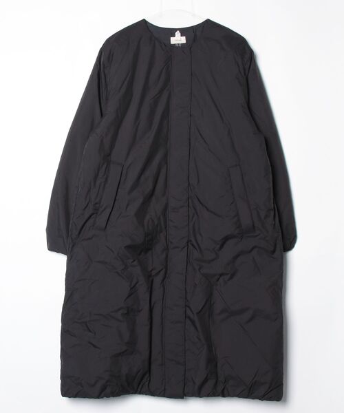 NANGA（ナンガ）の「ナンガ  NO COLLAR DOWN COAT（ダウンジャケット/コート・レディース・ブラック/アイボリー・L/M）」の6枚目の写真