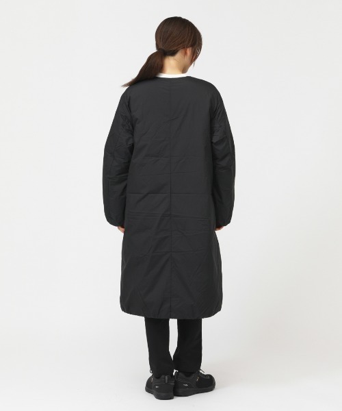 NANGA（ナンガ）の「ナンガ  NO COLLAR DOWN COAT（ダウンジャケット/コート・レディース・ブラック/アイボリー・L/M）」の11枚目の写真