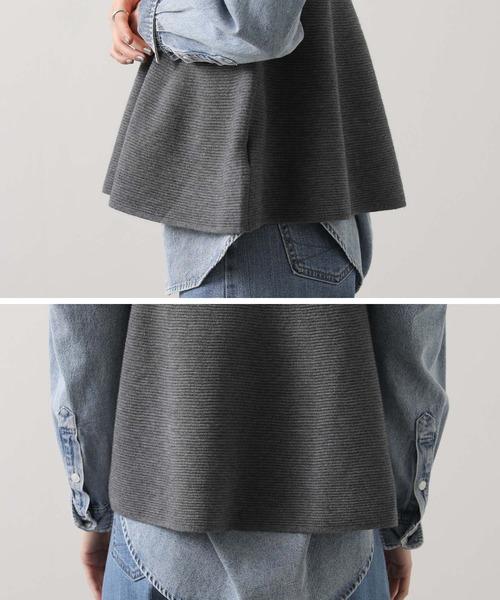 Gready Brilliant（グレディブリリアン）の「グログランニットキャミ（キャミソール・レディース・グレー/ブラック・38）」の22枚目の写真