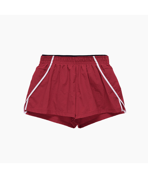 MENASOO(ミナス)の「RUNNING TRACK NYLON SHORTS_RED(その他パンツ・レディース・その他・S/M)」の1枚目の写真
