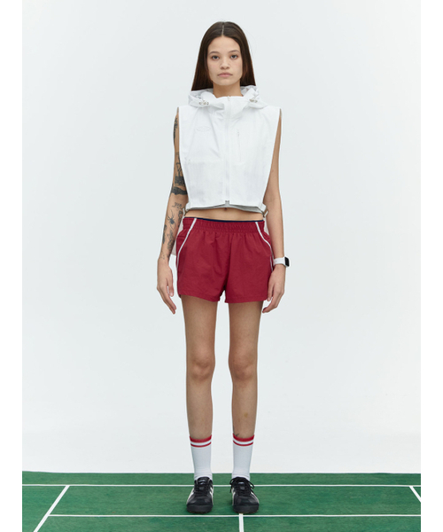 MENASOO(ミナス)の「RUNNING TRACK NYLON SHORTS_RED(その他パンツ・レディース・その他・S/M)」の22枚目の写真