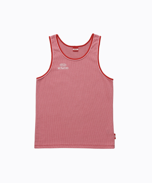MENASOO(ミナス)の「Stripe Double Binding Sleeveless_Pink(Tシャツ/カットソー・レディース・PINK・F)」の12枚目の写真