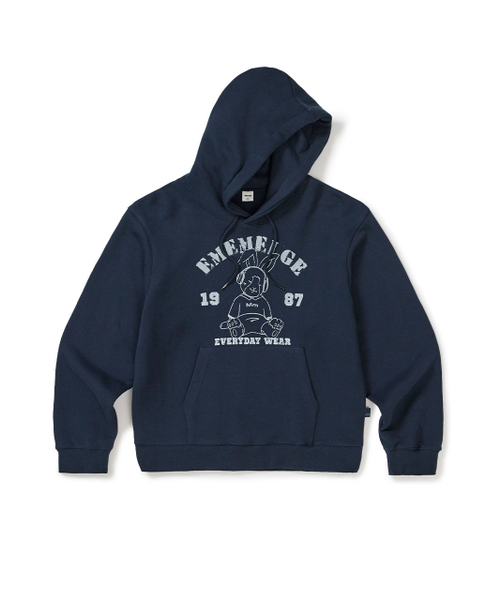 Mmlg MELGE ENJOYING MUSIC HOODIE — толстовка, темно-синий (AUTHENTIC NAVY)