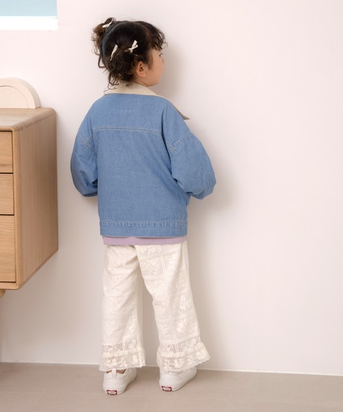 MAKE YOUR DAY(メイクユアデイ)の「レースパンツ■80~140cm(その他パンツ・キッズ・ブラック/アイボリー・80/90/100/110/120/130/140)」の4枚目の写真