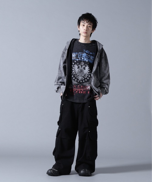 セール】DankeSchon/ダンケシェーン/CHEMICAL SWEAT ZIP HOODIE