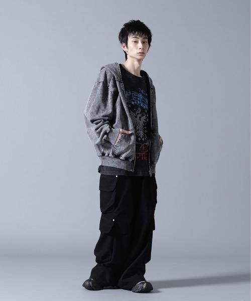 セール】DankeSchon/ダンケシェーン/CHEMICAL SWEAT ZIP HOODIE