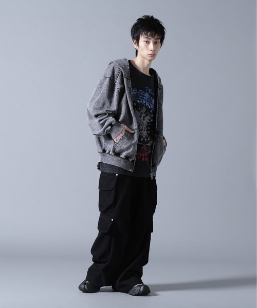 セール】DankeSchon/ダンケシェーン/CHEMICAL SWEAT ZIP HOODIE