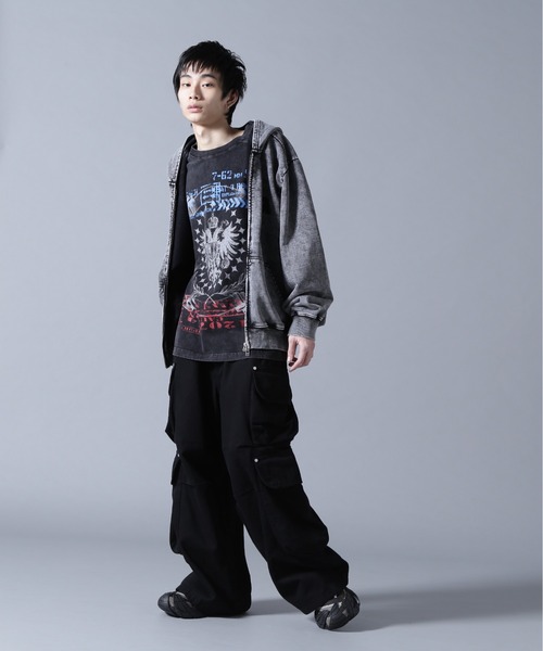 セール】DankeSchon/ダンケシェーン/CHEMICAL SWEAT ZIP HOODIE