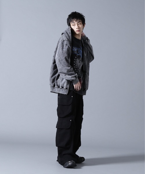 セール】DankeSchon/ダンケシェーン/CHEMICAL SWEAT ZIP HOODIE