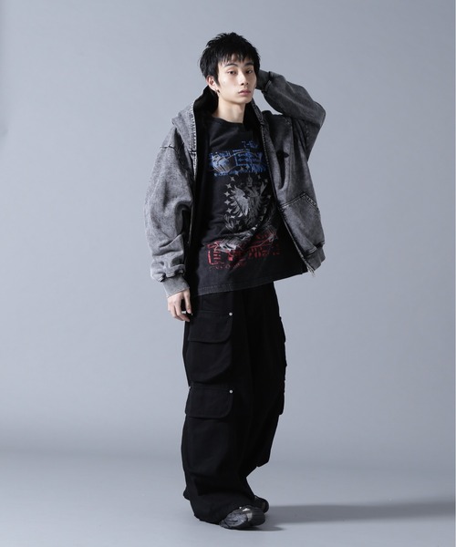 セール】DankeSchon/ダンケシェーン/CHEMICAL SWEAT ZIP HOODIE