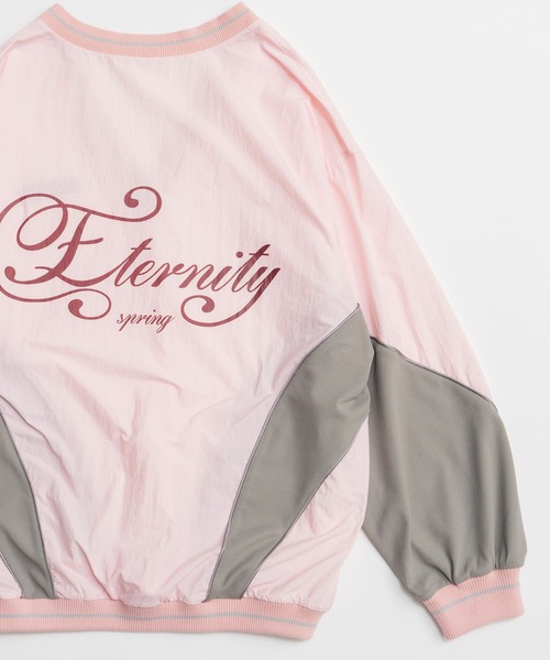 MAISON SPECIAL（メゾンスペシャル）の「Striped Print V-Neck Tops/ストライププリントVネックトップス（その他トップス・レディース・ピンク/グレー/チャコールグレー・FREE）」の21枚目の写真