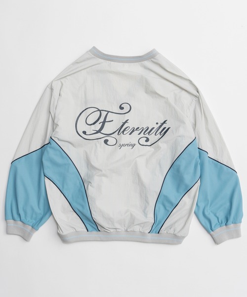 MAISON SPECIAL（メゾンスペシャル）の「Striped Print V-Neck Tops/ストライププリントVネックトップス（その他トップス・レディース・ピンク/グレー/チャコールグレー・FREE）」の12枚目の写真