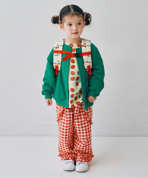 p.premier（ピードットプルミエ）の「ハートポケットフリルパンツ_ジュニア対応（その他パンツ・キッズ・サックスブルー/ピンク/レッド/インディゴブルー・80/90/100/110/120/130/140）」の17枚目の写真