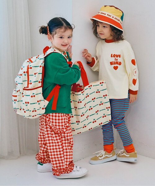 p.premier（ピードットプルミエ）の「ハートポケットフリルパンツ_ジュニア対応（その他パンツ・キッズ・サックスブルー/ピンク/レッド/インディゴブルー・80/90/100/110/120/130/140）」の18枚目の写真