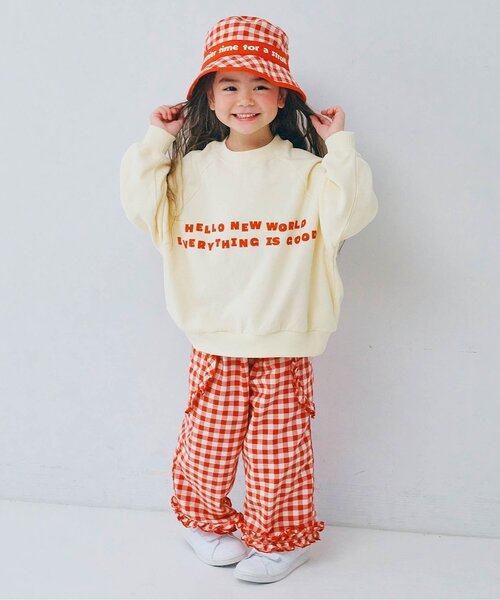 p.premier（ピードットプルミエ）の「ハートポケットフリルパンツ_ジュニア対応（その他パンツ・キッズ・サックスブルー/ピンク/レッド/インディゴブルー・80/90/100/110/120/130/140）」の19枚目の写真