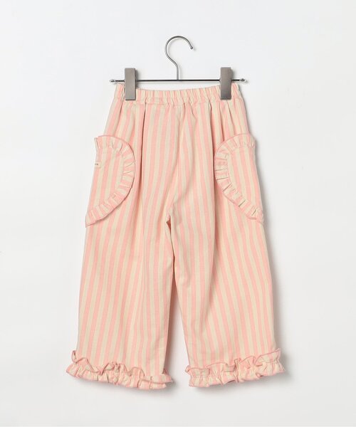 p.premier（ピードットプルミエ）の「ハートポケットフリルパンツ_ジュニア対応（その他パンツ・キッズ・サックスブルー/ピンク/レッド/インディゴブルー・80/90/100/110/120/130/140）」の9枚目の写真