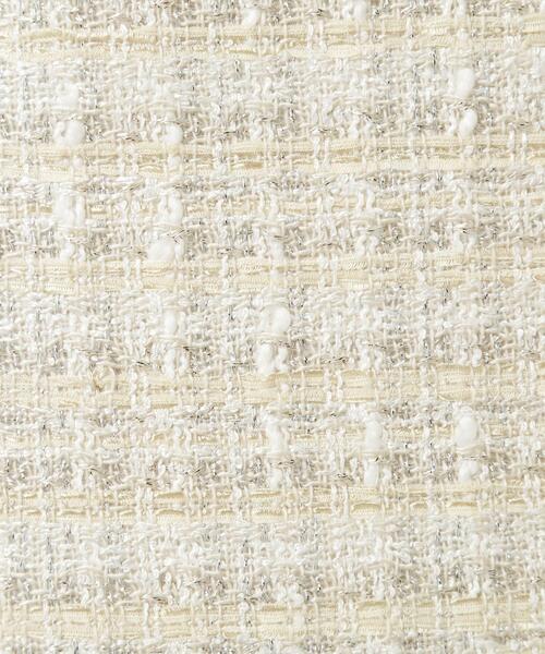 COUP DE CHANCE（クードシャンス）の「【日本製／セットアップ】ファンシーツィードのセミAラインスカート（スカート・レディース・ブラック系3/ホワイト系その他4/ブルー系8/ネイビー系3・36/38/40/42）」の8枚目の写真