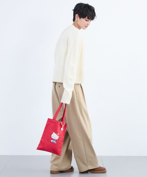 BARNYARDSTORM（バンヤードストーム）の「BARNYARDSTORM / 裏起毛タックイージーパンツ / マシンウォッシャブル（その他パンツ・レディース・ブラック/グレー/ブラウン/キャメル/ベージュ・S/M）」の22枚目の写真