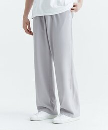 WHOLOVESART（フーラブズアート）の「ユニセックスエッセンシャルワイドバンディングスラックスミスティックグレー（スラックス）」