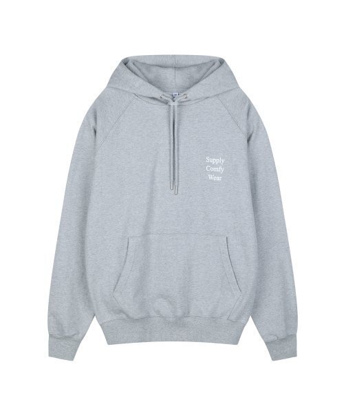 YOUNEEDGARMENTS(ユーニーズガーメンツ)の「ミニロゴクラシックフードパーカー(グレー)(パーカー・メンズ・その他・40/38/42)」の1枚目の写真