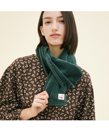 CHIQUITA（チキータ）の「[24Winter]Muffler (Corduroy) Green 244701SGN（マフラー・レディース）」