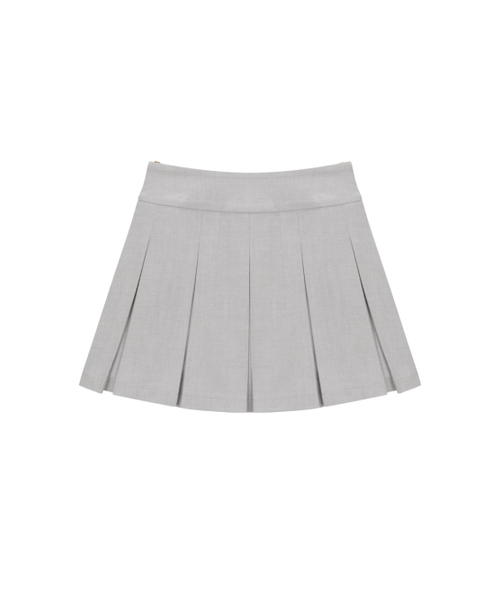 NITINA(ニティナ)の「ウールブレンドプリーツスカート L/GY(スカート・レディース・ライトグレー・SMALL/MEDIUM/LARGE)」の6枚目の写真