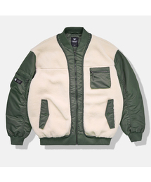 CORALIAN（コラリアン）の「Fleece goose down bomber jacket（MA-1）」