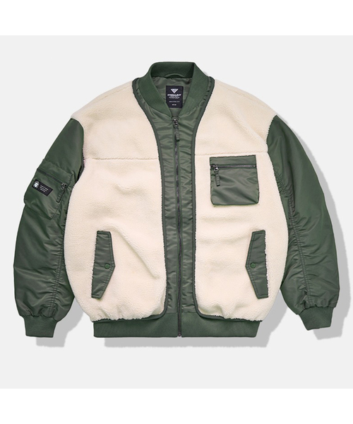 CORALIAN(コラリアン)の「フリースグースダウンボンバージャケット(ブルゾン・メンズ・その他・S/M/L/2XL/XL/4XL/5XL/6XL/XS/3XL)」の1枚目の写真