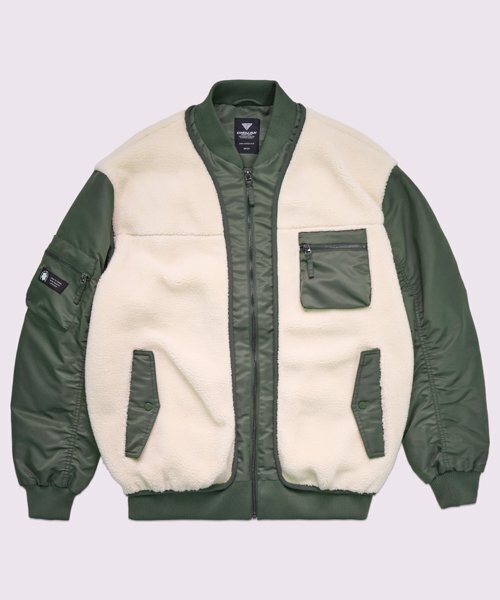 CORALIAN(コラリアン)の「フリースグースダウンボンバージャケット(ブルゾン・メンズ・その他・S/M/L/2XL/XL/4XL/5XL/6XL/XS/3XL)」の8枚目の写真