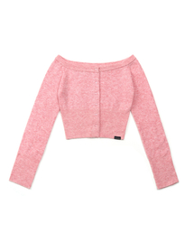 CROP CARDIGAN (PINK)