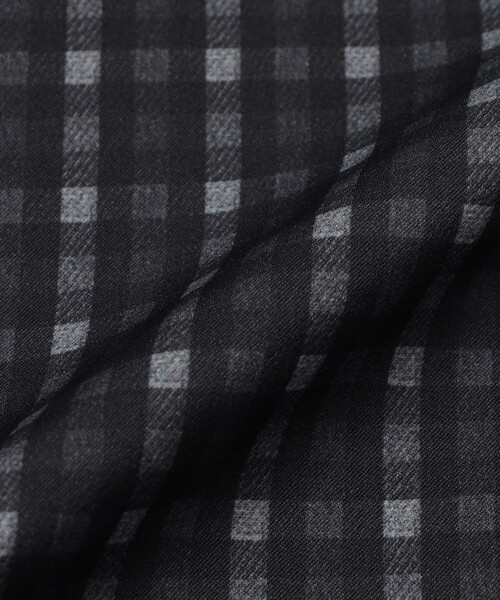 MACKINTOSH LONDON（マッキントッシュ ロンドン）の「プリントチェックワンピース（ワンピース・レディース・ブラウン/ブラック・38/40）」の5枚目の写真