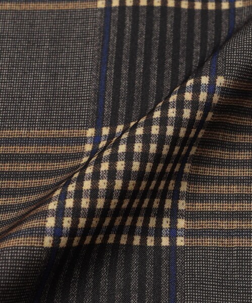 MACKINTOSH LONDON（マッキントッシュ ロンドン）の「プリントチェックワンピース（ワンピース・レディース・ブラウン/ブラック・38/40）」の4枚目の写真