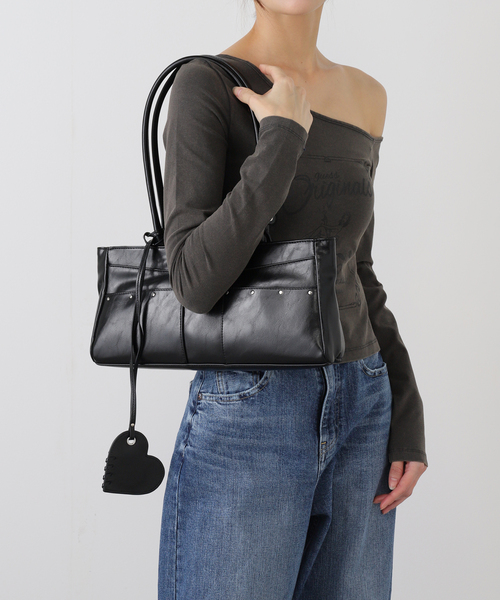 JOINT WORKS（ジョイントワークス）の「fennec /フェネック BASH CHARM BAG（ハンドバッグ・レディース・ベージュ/ブラック・FREE）」の17枚目の写真