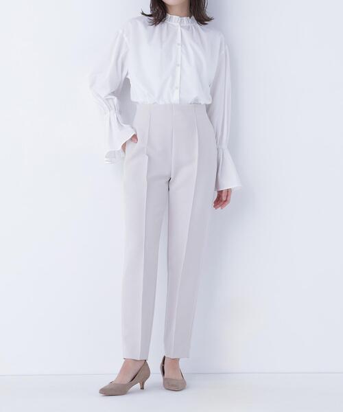 NATURAL BEAUTY BASIC(ナチュラルビューティーベーシック)の「◇フロントボタンペプラムジレ SETUP テーパードパンツ(スラックス・レディース・ブルー/ネイビー/ベージュ・MEDIUM/SMALL)」の19枚目の写真