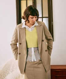 mysty woman | ピークドラペルジャケット 636937(テーラードジャケット)