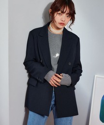 mysty woman | ピークドラペルジャケット 636937(テーラードジャケット)