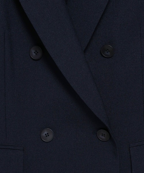 mysty woman（ミスティウーマン）の「ピークドラペルジャケット 636937（テーラードジャケット・レディース・ベージュ系その他/ベージュ/ネイビー・FREE）」の12枚目の写真