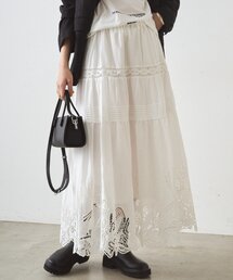 LOUNGEDRESS | レースティアードスカート(スカート)