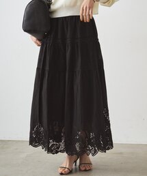 LOUNGEDRESS | レースティアードスカート(スカート)