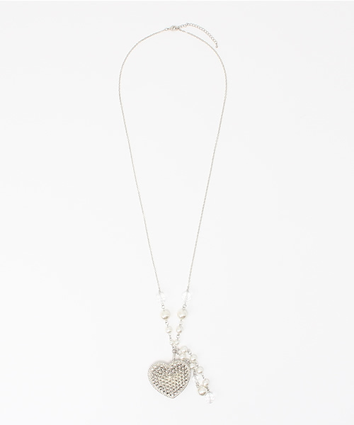 Rose Tiara(ローズティアラ)の「ハートモチーフチェーンネックレス【大きいサイズ対応】(ネックレス・レディース・シルバー/ゴールド・F)」の3枚目の写真