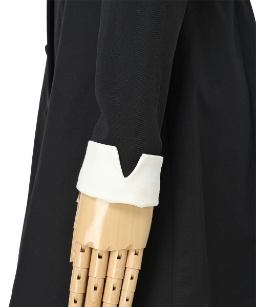 F i.n.t（フィント）の「カットワークレイヤード風クレリックワンピース/クロミ（ワンピース・レディース・ブラック・FREE）」の14枚目の写真