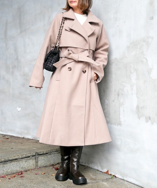 セール】2WAYロングコート（トレンチコート）｜FUN（ファン）の